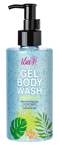 Iba Rain Drops Gel Body Wash l No Parabens No Sulfates l For Cleansing  Tan Removal