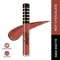 Iba Maxx Matte Liquid Lipstick Shade - Hot Chocolate, 2.6Ml | Transfer Proof | Velvet Matte Finish Creamy Lipstick | Highly Pigmented And Long Lasting | Non-Drying| 100% Vegan  Cruelty Free-thumb3