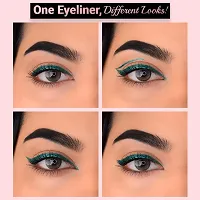 Iba Eye Talk Liquid Eyeliner - 03 Glamorous Green | 18 Hr Waterproof, No Fade  Smudge proof Eye Makeup | Quick Drying | Matte Finish | 100% Vegan  Cruelty Free-thumb2