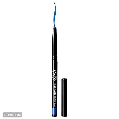 Iba Eye Talk Colour Kajal - 01 Intense Blue | 16 Hr Smudge Proof  Waterproof Eye Makeup | Bold Colour  Velvet finish | 100% Vegan  Cruelty Free-thumb0