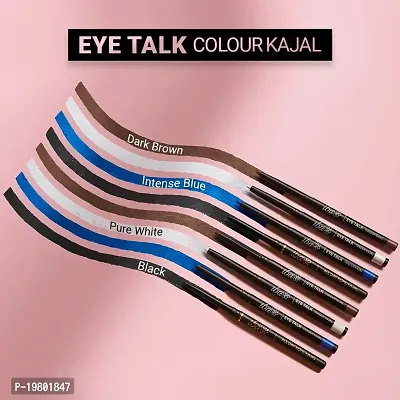 Iba Eye Talk Colour Kajal - 02 Pure White | 16 Hr Smudge Proof  Waterproof Eye Makeup | Bold Colour  Velvet finish | 100% Vegan  Cruelty Free-thumb5