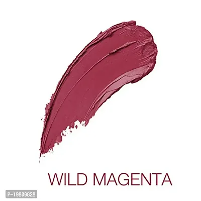 Iba Pure Lips Long Stay Matte Lipstick, M04 Wild Magenta, 4g l 100% Vegan  Natural l Highly Pigmentated l Long Lasting-thumb2