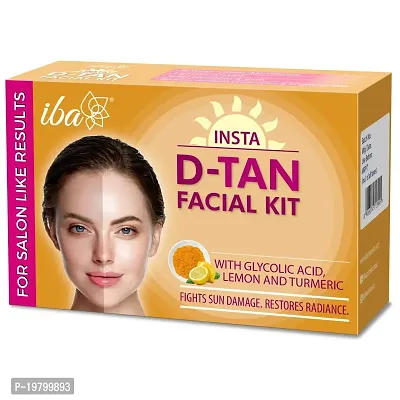 Iba Insta D-Tan Facial Kit (6 Steps Single Use) l For Tan Removal and Glow l 6 Steps Single Use Kit l Salone Like Results-thumb0