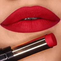 Iba Must Have Transfer Proof Ultra Matte Lipstick Shade 01 Nikkah Red 3.2g | Enriched with Vitamin E and Cocoa Butter | Highly Pigmented and Long Lasting Matte Finish | Waterproof | 100% Vegan-thumb1