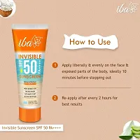 Iba Invisible Spf 50 Sunscreen Pa++++ For All Skin Types Gel Based Oil Free Matte Finish Paraben Free-thumb2