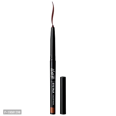 Iba Eye Talk Colour Kajal - 03 Dark Brown | 16 Hr Smudge Proof  Waterproof Eye Makeup | Bold Colour  Velvet finish | 100% Vegan  Cruelty Free