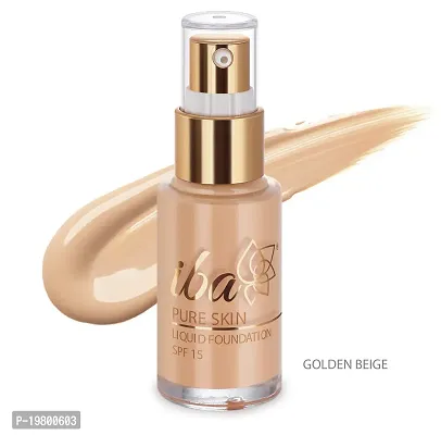 Iba Primer + Foundation + Compact Combo, Golden Beige, 30 millilitre l Long Lasting, Full Coverage Base Makeup l Vegan  Cruelty Free-thumb2