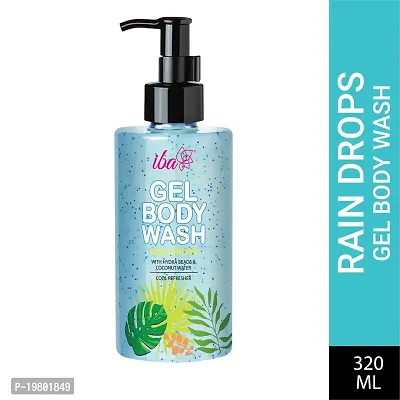 Iba Rain Drops Gel Body Wash l No Parabens No Sulfates l For Cleansing  Tan Removal-thumb2