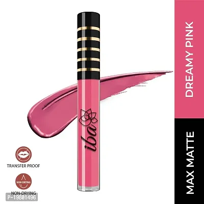 Iba Maxx Matte Liquid Lipstick Shade - Dreamy Pink, 2.6Ml, Transfer Proof, Velvet Matte Finish Creamy Lipstick, Highly Pigmented And Long Lasting, Full Coverage, Non-Drying, 100% Vegan  Cruelty Free-thumb2