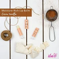 Iba Moisture Rich Lip Balm - Cocoa Vanilla White Glossy, 5 Gm (Pack of 2) l For Dry Damaged and Chapped Lips | Enriched with Cocoa Butter, Shea Butter l 100% Natural  Vegan-thumb4