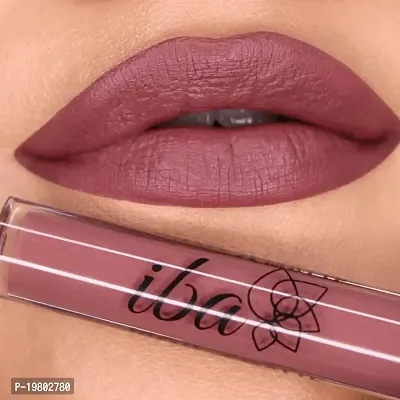 Iba Maxx Matte Liquid Lipstick Shade - Beautiful Mauve 2.6ml | Transfer proof | Velvet Matte Finish | Highly Pigmented and Long Lasting | Full Coverage | Non-Dryiny-thumb5