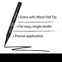 Iba Must Have No Mistake Eyeliner Pen - Deep Black 1.1ml For Eye Makeup Ultra Matte Finish Smudgeproof Waterproof  Transferproof 24 Hr Long Stay Formula - Deep Black-thumb3