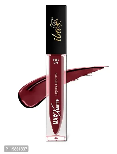 Iba Maxx Matte Liquid Lipstick, Mystique Maroon, 6 Ml l 100% Vegan  Cruelty-Free l Long Lasting l Highly Pigmented