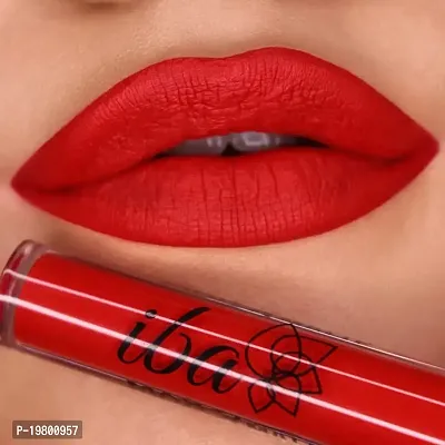 Iba Maxx Matte Liquid Lipstick Shade - Perfect Red, 2.6Ml | Transfer Proof | Velvet Matte Finish Creamy Lipstick | Highly Pigmented And Long Lasting | Non-Drying| 100% Vegan  Cruelty Free-thumb3