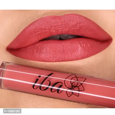 Iba Maxx Matte Liquid Lipstick Shade - Fresh Peach, 2.6Ml | Transfer Proof | Velvet Matte Finish Creamy Lipstick | Highly Pigmented And Long Lasting | Full Coverage | 100% Vegan  Cruelty Free-thumb3