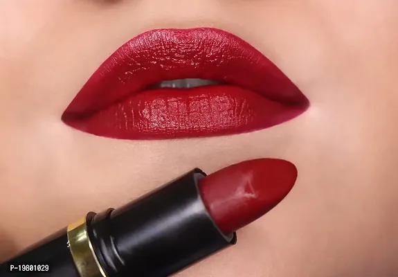 Iba Halal Care Cream Lipstick Combo -A65 Ruby Touch A62 Pure Red A72 Maroon Burst 4 g-Pack of 3-thumb4