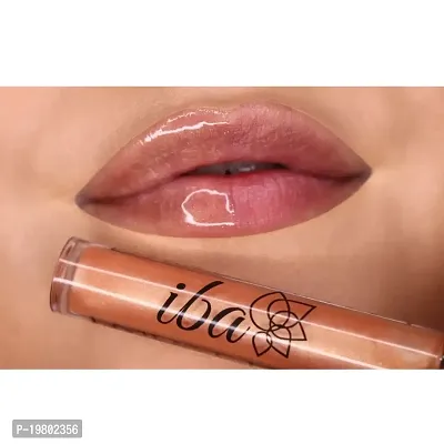 Iba Must Have Lip Plumping Gloss - Barely There 2.6ml | Enriched with Avocado Oil  Shea Butter | Lightweight Non-Sticky  Tinted Gloss Hydrating Lip Gloss | For Smooth  Shiny Lips | Instant Plumping and Nourishing Lips Gloss|-thumb3
