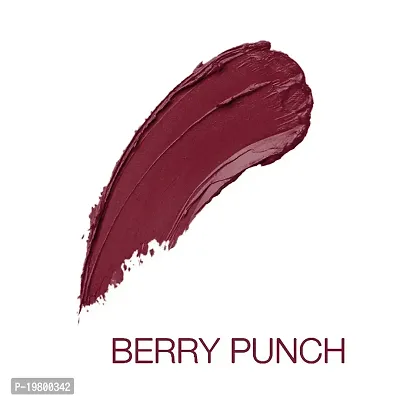 Iba Long Stay Matte Lipstick Shade M09 Berry Punch, 4g | Intense Colour | Highly Pigmented and Long Lasting Matte Finish | Enriched with Vitamin E | 100% Natural, Vegan  Cruelty Free-thumb3