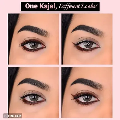 Iba Eye Talk Colour Kajal - 03 Dark Brown | 16 Hr Smudge Proof  Waterproof Eye Makeup | Bold Colour  Velvet finish | 100% Vegan  Cruelty Free-thumb3