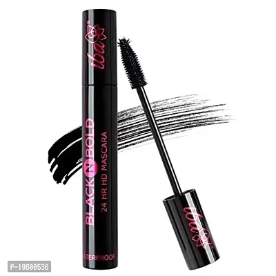 Iba Black N Bold 24 Hr Hd Mascara Black 8 ml l Waterproof Lengthening Curling Volumising