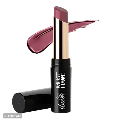 Iba Must Have Transfer Proof Ultra Matte Lipstick Shade 06 First Crush, 3.2g | Enriched with Vitamin E and Cocoa Butter | Highly Pigmented and Long Lasting Matte Finish | Waterproof | 100% Vegan