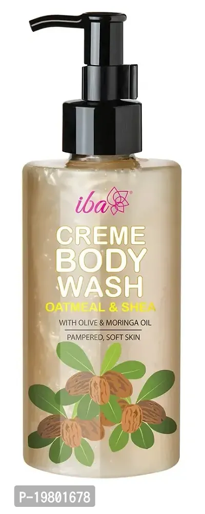 Iba Oatmeal  Shea Cr?me Body Wash l No Parabens No Sulfates l For Softer, Smoother, Nourished Skin-thumb0