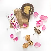 Iba 3in1 Wash, Scrub, Mask Fairness Instant Facial 100g with Rose Petals, Multani Mitti  Walnut For Scrub, Removes Tan, Fairness  Brightens Skin, Gives Instant Glow-thumb4