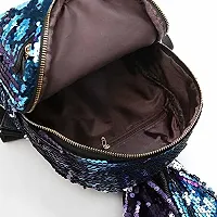 KRISMO Blue Big Ear Medium Backpack Stylish Comfortable Handbag For Women (BAG-35-BLU)-thumb2