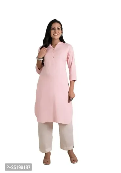 KASHISHIYA Solid Straight Kurta for wWomens  Girls - Black/Blue/Maroon/Green/Pink