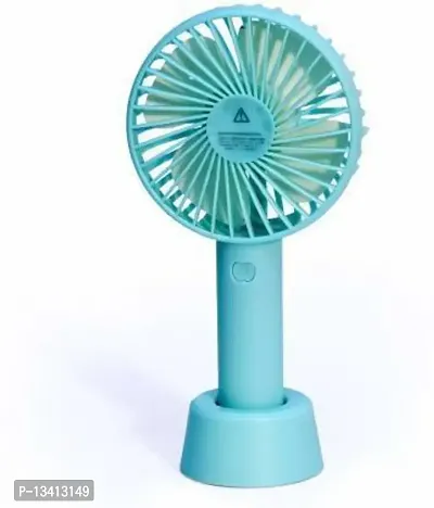 Blue color Portable Handle Mini Fan with Stand SS-2
