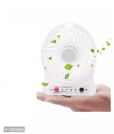 White color  3 Speed Portable Fan-thumb3