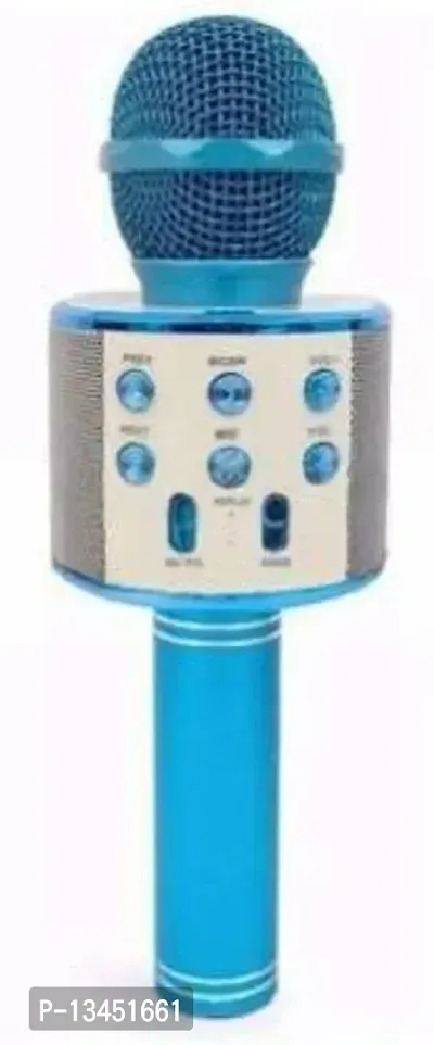 FM Radio, Singing. Memory Card Support, Bluetooth Karaoke Microphone with Mic Speaker Karaoke super battery backup Microphone-thumb3