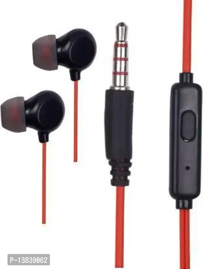 Wired Headset  (Black, Red )-thumb0