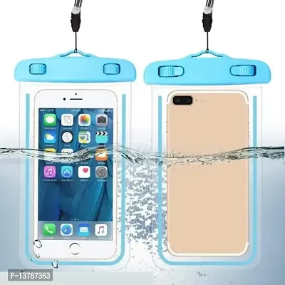 Mobile Pouch Rain Seal Cover Transparent Silic (Pack of 2)-thumb3