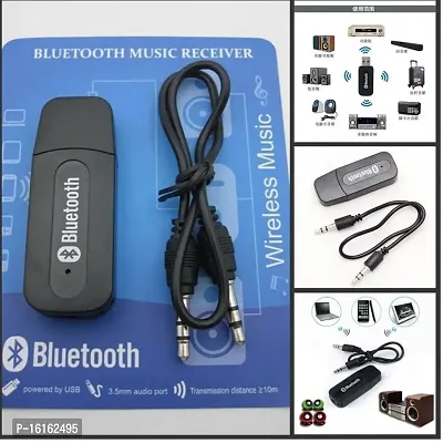 Bluetooth Stereo Audio Receiver with 3.5mm aux Cable- Compatible with Smart Phones-Bluetooth Music Receiver