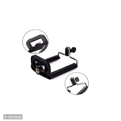 Stand Clip Bracket MOBILE Holder Monopod / TRIPOD Mount Adapter Monopod  (Black)-thumb5