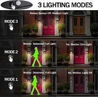 Epriko- Solar Wall Lamp Dual Core Wireless Dusk to Dawn Motion Sensor Sconce Light Solar Light Se-thumb3