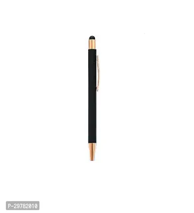 Rose Gold Pen Parts With Rubber Ball Point Pen-thumb0