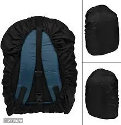 Epriko- Bag Cover Waterproof  Rain Cover for Backpack Schoolbag, Laptop Bag, Dust Proof, Rubberized Material, Black-thumb2