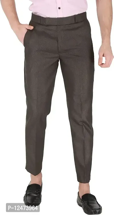 KS Brand Casual Trousers Cotton Blend Regular Fit Formal Traouser for Men