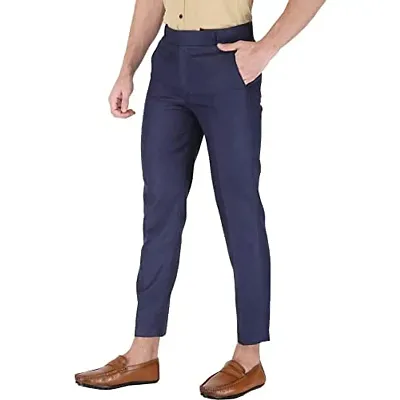 Buy KS Brand Casual Trousers Cotton Blend Regular Fit Formal Traouser for  Men  Lowest price in India GlowRoad