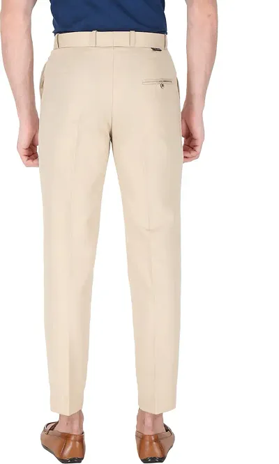 Brand Attitude Slim Fit DarkGrey Formal Trouser for Men - Polyester Viscose  Bottom Formal Pants for Gents - Office Formal Pants for men