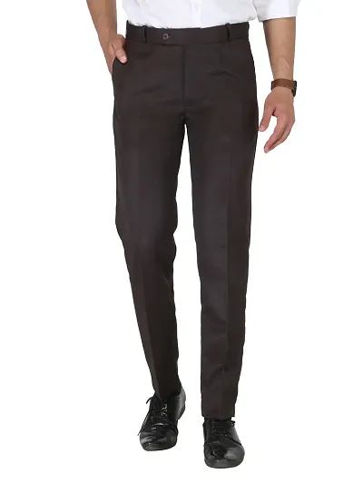 Must Have Cotton Blend Formal Trousers For Men