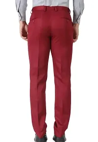 Classic Polycotton Solid Formal Trouser for Men-thumb1