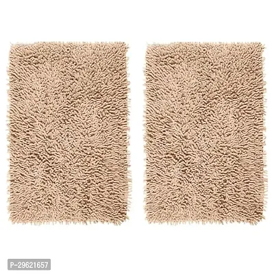 Designer Brown Cotton Door Mats Pack Of 2