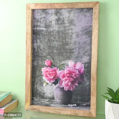 The Decor Mart Pink Peonies Canvas Painting-thumb2
