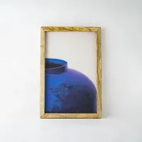 The Decor Mart Blue Vase Canvas Painting-thumb3