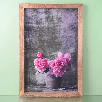 The Decor Mart Pink Peonies Canvas Painting-thumb2