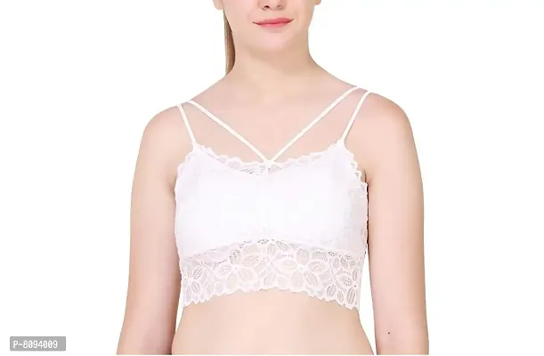 Buy Barshini Lace Bralette Sexy Lingerie Underwear Seamless Strap Padded  Bras for Women Sexy Women Lace Bralette Padded Push Up Lingerie Seamless Wireless  Bras (Free Size 28-34inches) Biege Online In India At