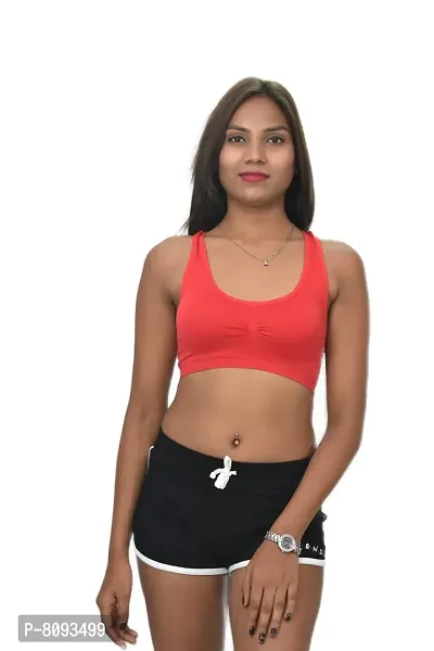 Buy Barshini Sports Bra, Air Bra, Stretchable Non-Padded and Non